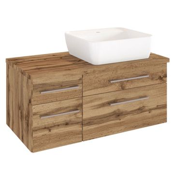 Held Möbel Davos Waschtisch mit Unterschrank - 90 cm