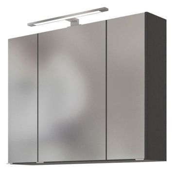 Held Möbel Arezzo Spiegelschrank 3D - 80 cm