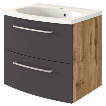 Held Möbel Genua Waschtisch mit Unterschrank - 60 cm