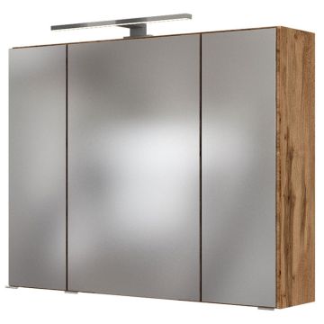 Held Möbel Helsinki 3D Spiegelschrank 80 cm