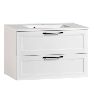 Held Möbel Lugo Waschtisch mit Unterschrank 80 cm Front