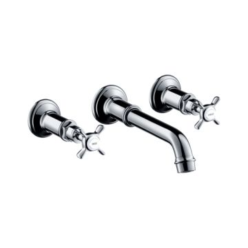 Axor Montreux Waschtischarmatur Unterputz 3-Loch mit Kreuzgriffen