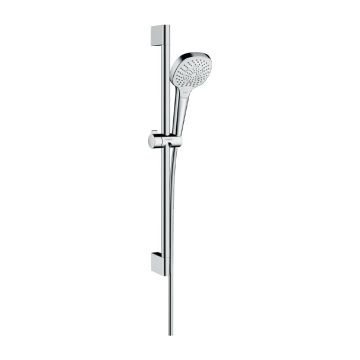 Hansgrohe Croma Select E Brausegarnitur mit Wandstange Multi EcoSmart Shower