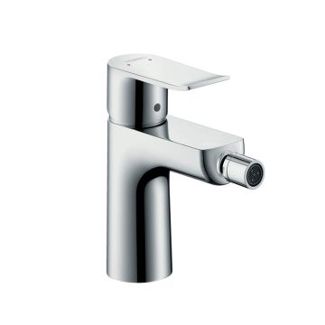 Hansgrohe Metris Bidet-Armatur mit Zugstangen-Ablaufgarnitur