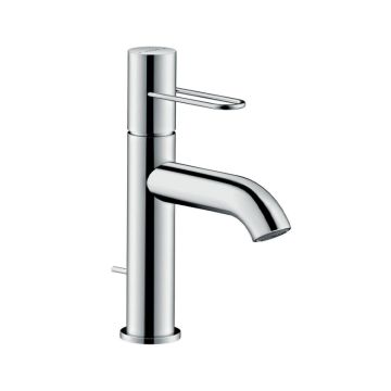 Axor Uno Waschtischarmatur mit Bügelgriff und Zugstangen-Ablaufgarnitur