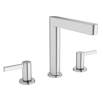 Hansgrohe Finoris Waschtischarmatur 3-Loch mit Push-Open Ablaufgarnitur