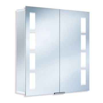 HSK Alu-Spiegelschränke Spiegelschrank ASP 500 - 75 cm