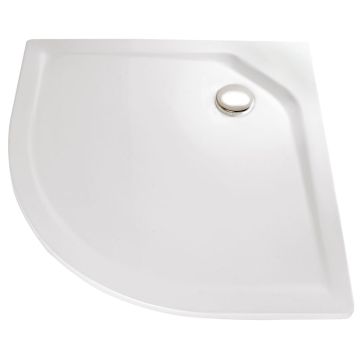 HSK Duschwanne Viertelkreis-Duschwanne 90x90, superflach, Acryl
