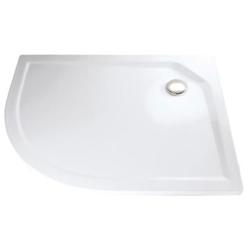 HSK Duschwanne Viertelkreis-Duschwanne 120x90, superflach, Acryl