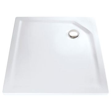 HSK Duschwanne Quadrat-Duschwanne 100x100, superflach, Acryl