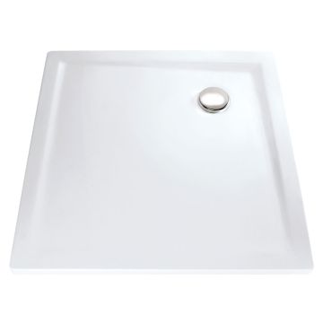HSK Duschwanne Quadrat-Duschwanne 90x90 - superflach, Marmor-Polymer