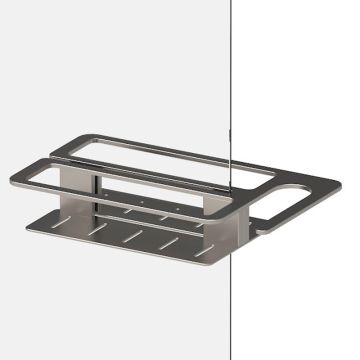 HSK Komfort und Pflege Duschregal / Duschablage - 40 cm, Edelstahl-poliert