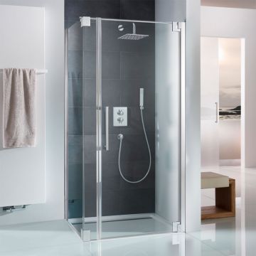 HSK K2P Drehtür und Nebenteil mit Seitenwand 120 x 90 cm