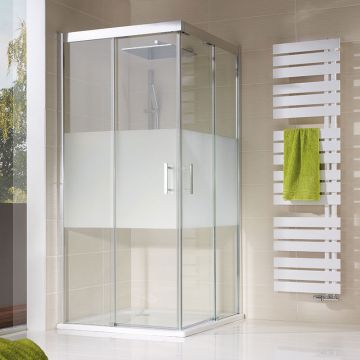 HSK Solida Dusche mit Eckeinstieg - Gleittür 2-teilig
