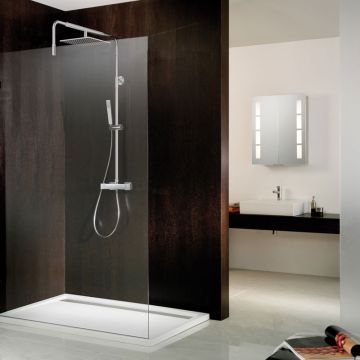 HSK Walk In Walk In Dusche Atelier Pur AP.78 - Glaselement ohne Bohrungen