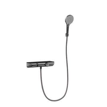 HSK Shower und Co Komplett-Set 1.30 AquaXPro Gunmetal gebürstet