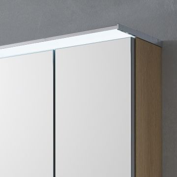 Laguna Spiegelschränke Aufbau- u. Aufsatzleuchte - 90 cm, eckig