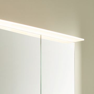 Laguna Spiegelschränke Aufbau- u. Aufsatzleuchte - 90 cm, asymmetrisch