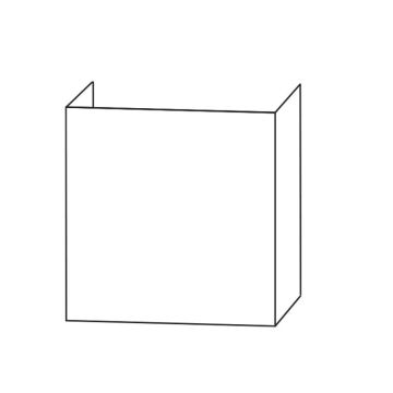 Laguna Waschtischunterschrank 40 cm Skizze