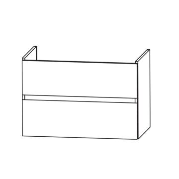 Laguna Waschtischunterschrank 44 cm Skizze
