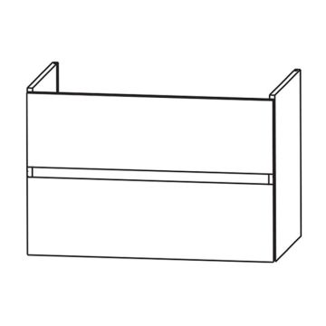 Laguna Waschtischunterschrank 115 cm Skizze