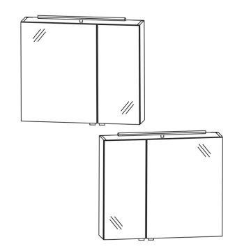 Laguna Kera.Time Spiegelschrank - 60 cm Skizze