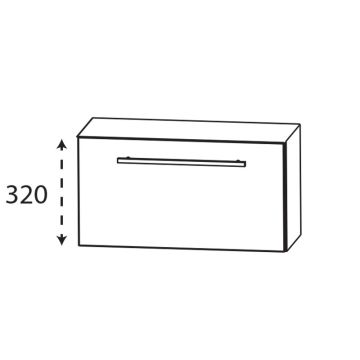 Laguna Ergänzungsschrank Unterschrank - 60 cm Skizze