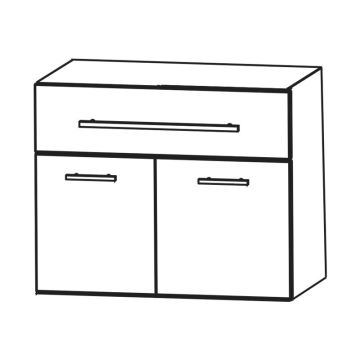 Laguna Ergänzungsschrank Unterschrank - 60 cm Skizze