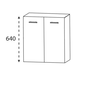 Laguna Ergänzungsschrank Unterschrank - 60 cm Skizze