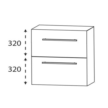 Laguna Ergänzungsschrank Unterschrank - 60 cm Skizze