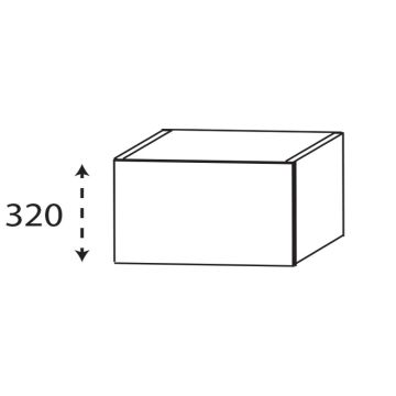 Laguna Platino 2.0 Unterschrank - 70 cm Skizze