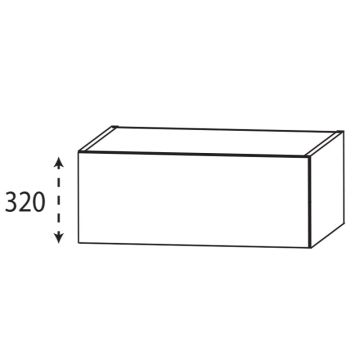 Laguna Platino 2.0 Waschtischunterschrank - 120 cm Skizze