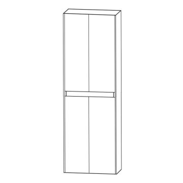 Laguna Pronto Hochschrank - 62 cm Skizze