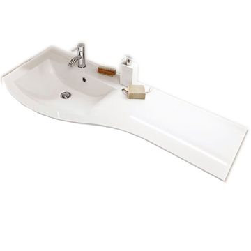 Laguna Laola Möbelwaschtisch STONEPLUS 140,6 cm Variante rechts