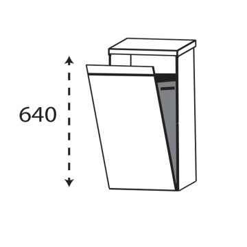 Laguna Brio Highboard 30 cm Skizze