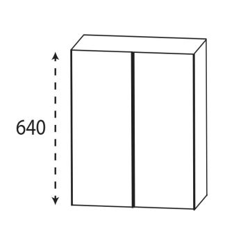 Laguna Highline 150 Oberschrank - 60 cm Skizze