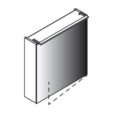 Lanzet Spiegel Spiegelschrank - 60 cm