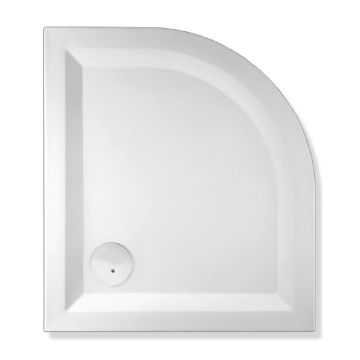 Mauersberger Albis Viertelkreis Duschwanne 100x80 superflach