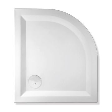 Mauersberger Albis Viertelkreis Duschwanne 90x80 superflach