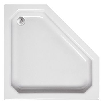 Mauersberger Ceptor Fünfeck Duschwanne 80/40 flach