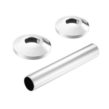 Nordholm Design Wandrosetten/Überschiebrohr, Weiß