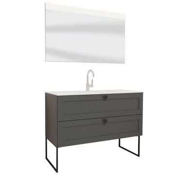 Nobilia Country Badmöbel Set 120 cm