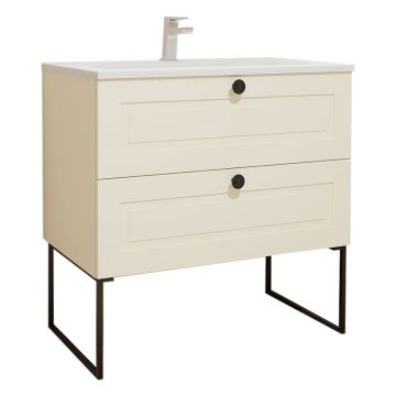 Nobilia Country Waschtisch mit Unterschrank Set 3 - 90 cm