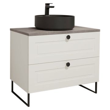 Nobilia Country Waschtisch mit Unterschrank Set 5 - 90 cm