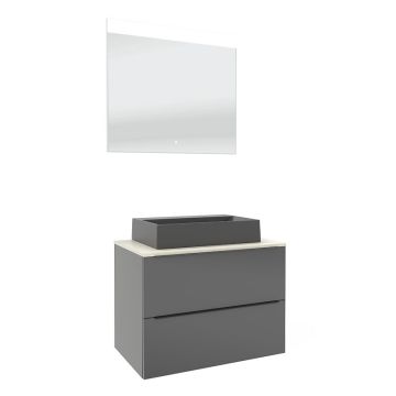 Nobilia Urban Style Badmöbel Set 21 - 80 cm