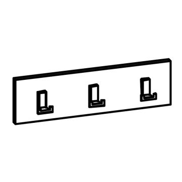Pelipal Neutrale Einzelmöbel Handtuchhaken 45 cm Skizze