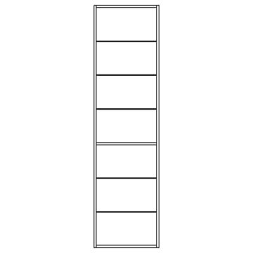 Pelipal PCON Hochschrankregal 45 cm Skizze