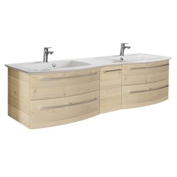 Pelipal PCON Doppelwaschtisch mit Unterschrank 187 cm