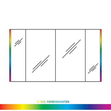 Pelipal PCON Spiegelschrank 123 cm Skizze