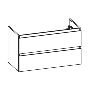 Pelipal PCON Waschtischunterschrank 95 cm Skizze
